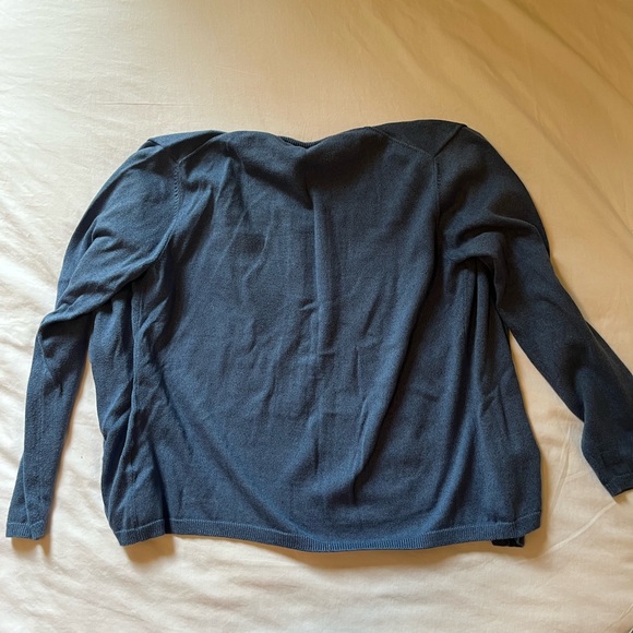 Land's End Button down Ladies Cardigan Sweater Size Medium (10-12) - Picture 8 of 16